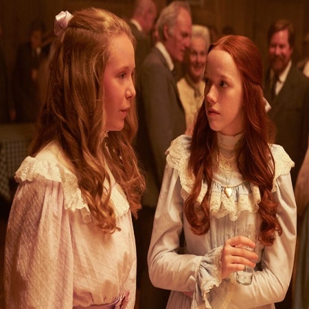 Miranda McKeon was acting in her movie Anne, With an E wearing  white dress